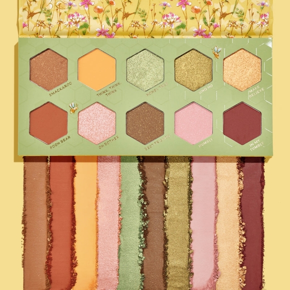 DISNEY WINNIE THE POOH X COLOURPOP 'SWEET AS CAN BEE' EYESHADOW PALETTE - Picture 3 of 7